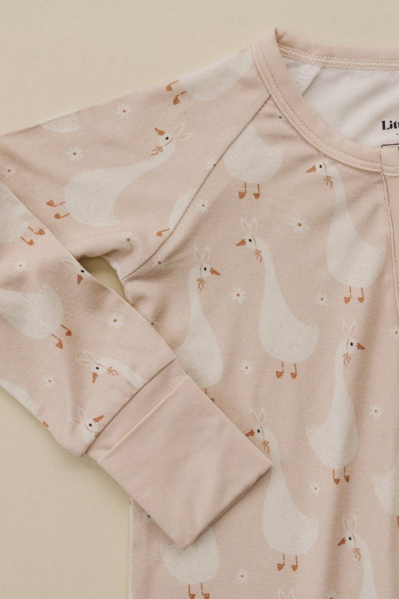 Silly Goose on the Loose Bamboo Zippy Romper