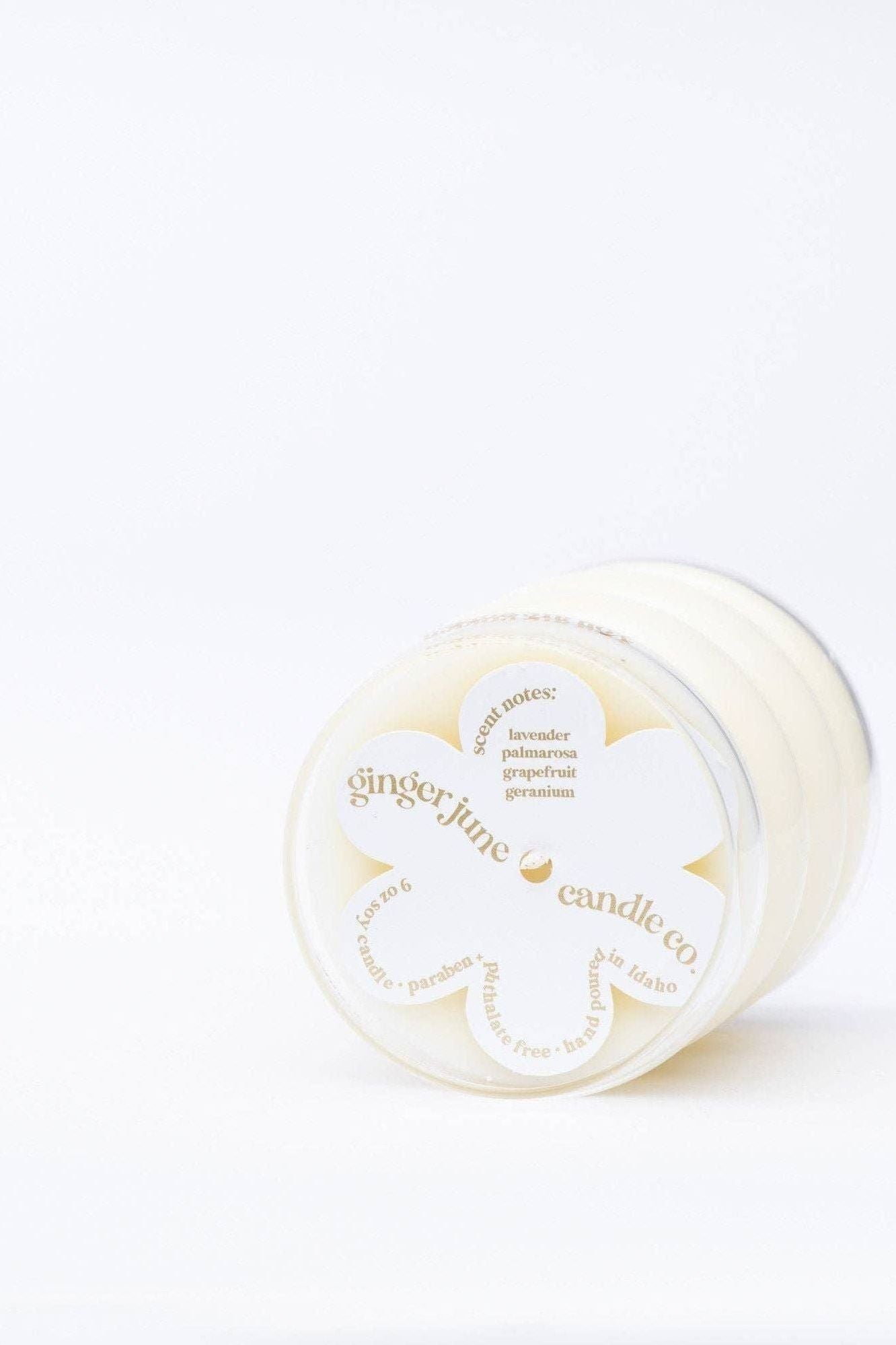 You are Golden Clear 9 oz Soy Candle