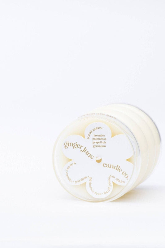 You are Golden Clear 9 oz Soy Candle