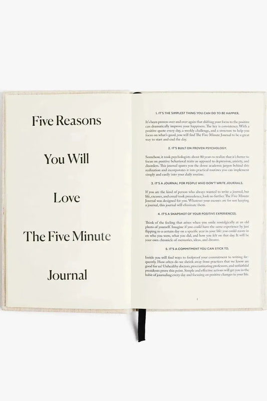 The Five Minute Journal / Ditsy Rose