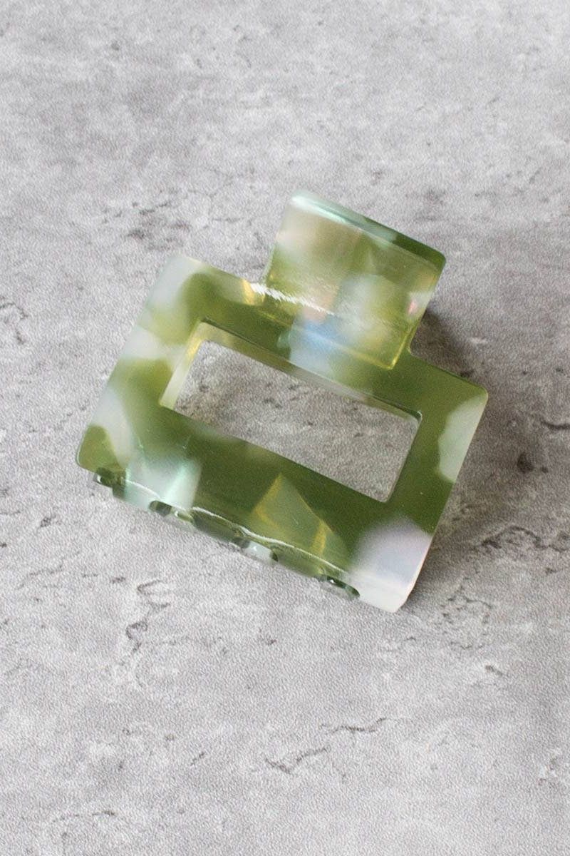 Eco Kylie Hair Clip: Lavender Pearl