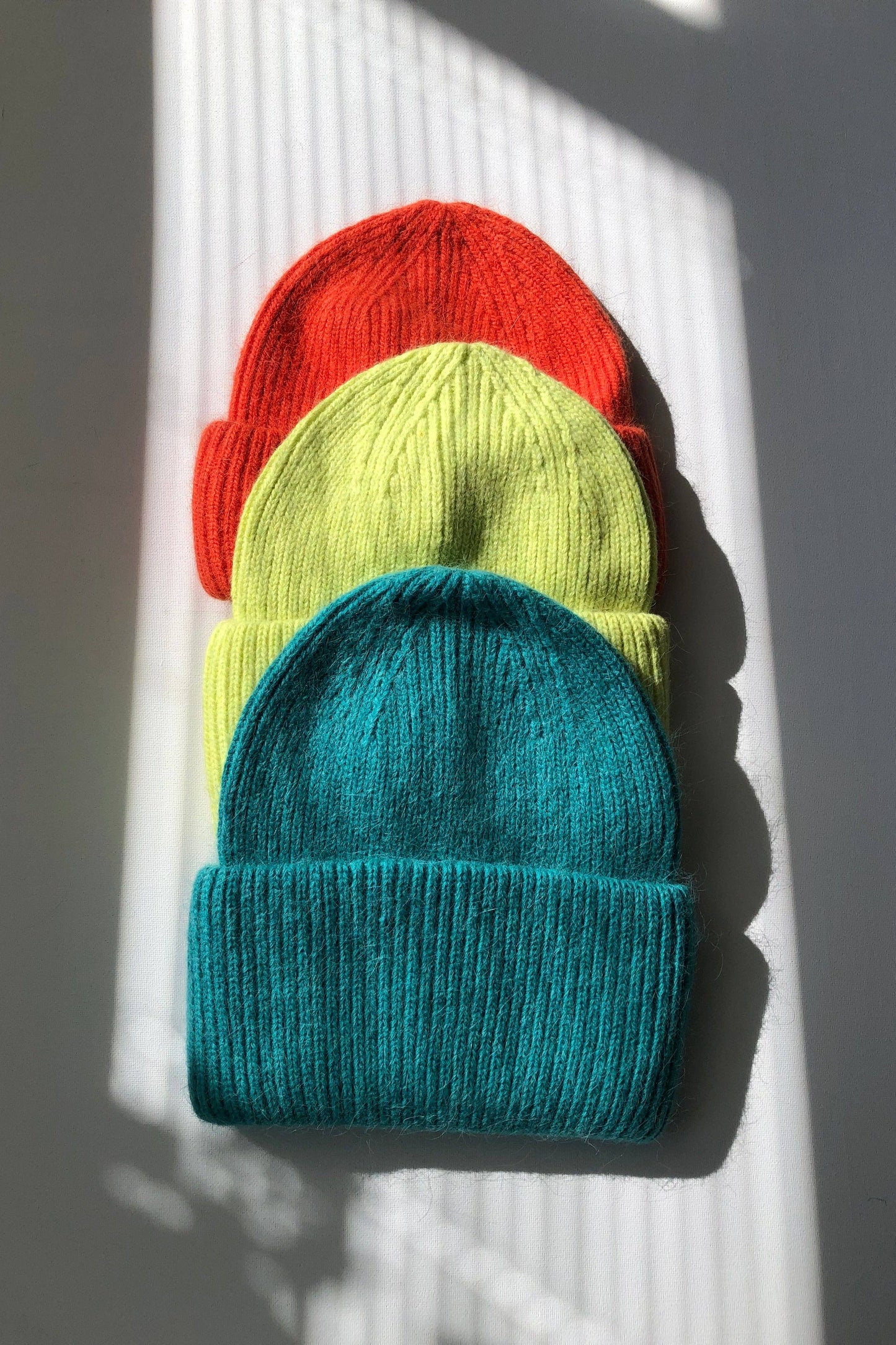 2024 ROYAL ANGORA WOOL BEANIE - crystal brights: Crystal red