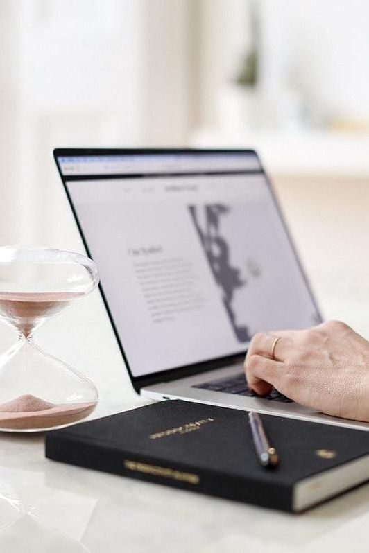 Mindful Focus Hourglass 30 Minutes, Glass Sand Timer