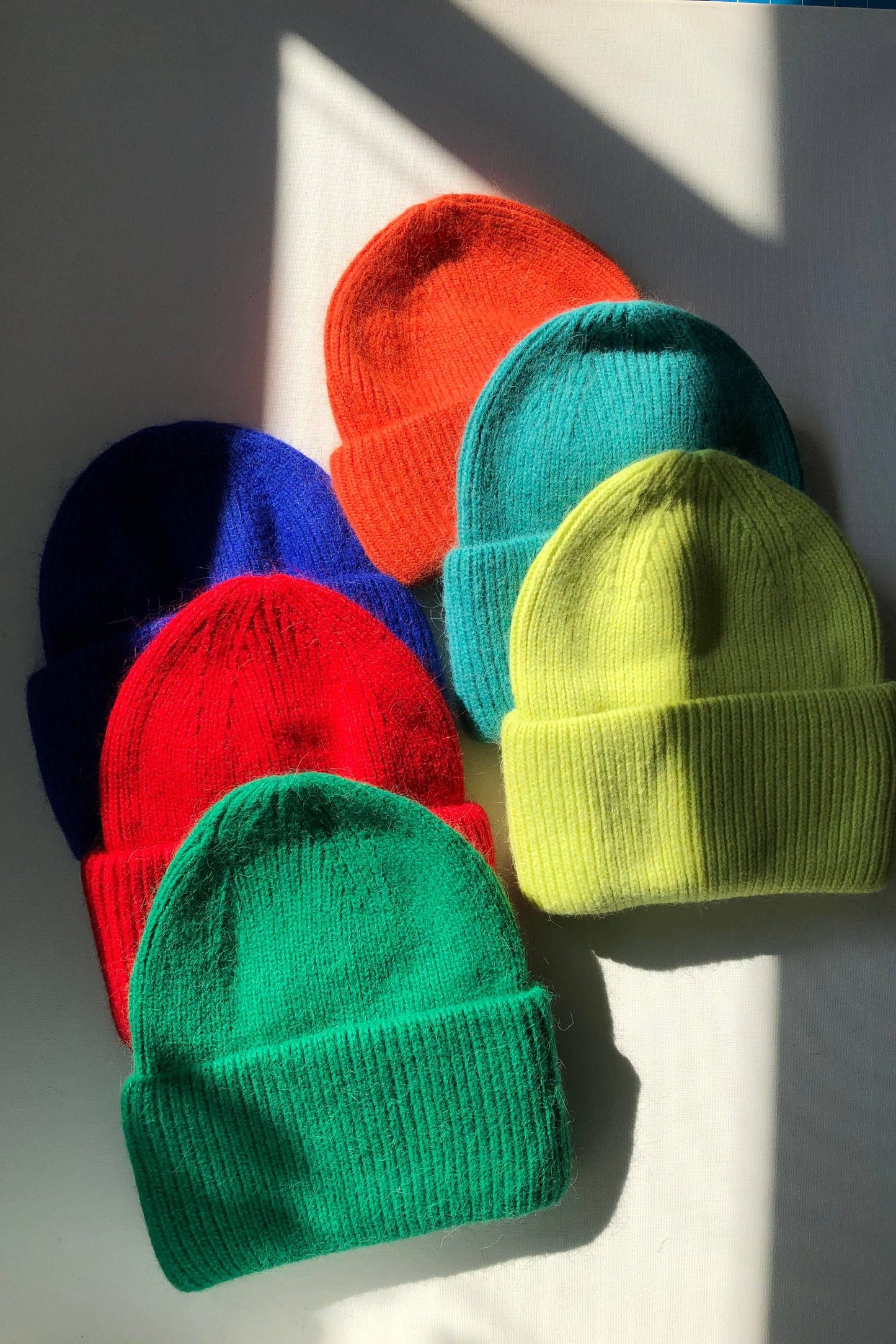 2024 ROYAL ANGORA WOOL BEANIE - crystal brights: Crystal red