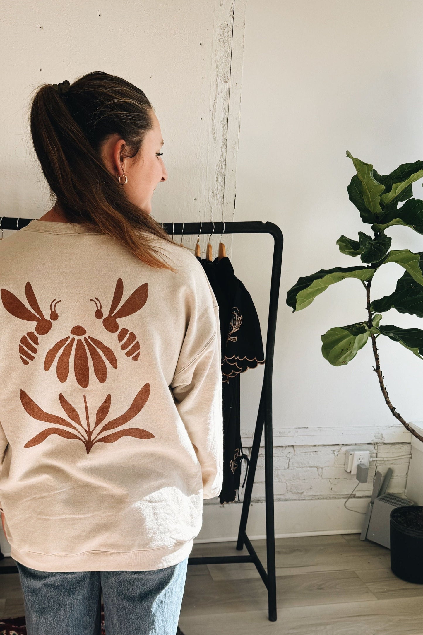 Local Honey Bees Crewneck