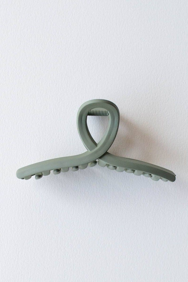 5 Inch Matte French Twist Hair Clip: Blush