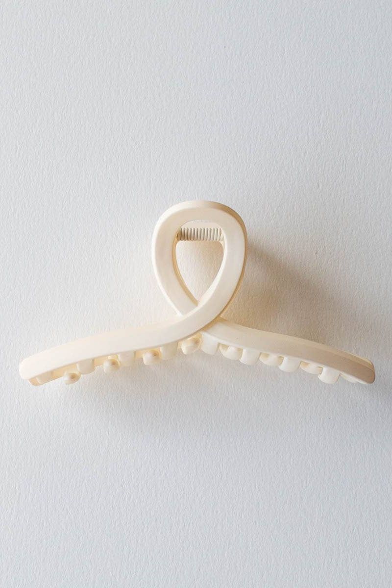 5 Inch Matte French Twist Hair Clip: Blush