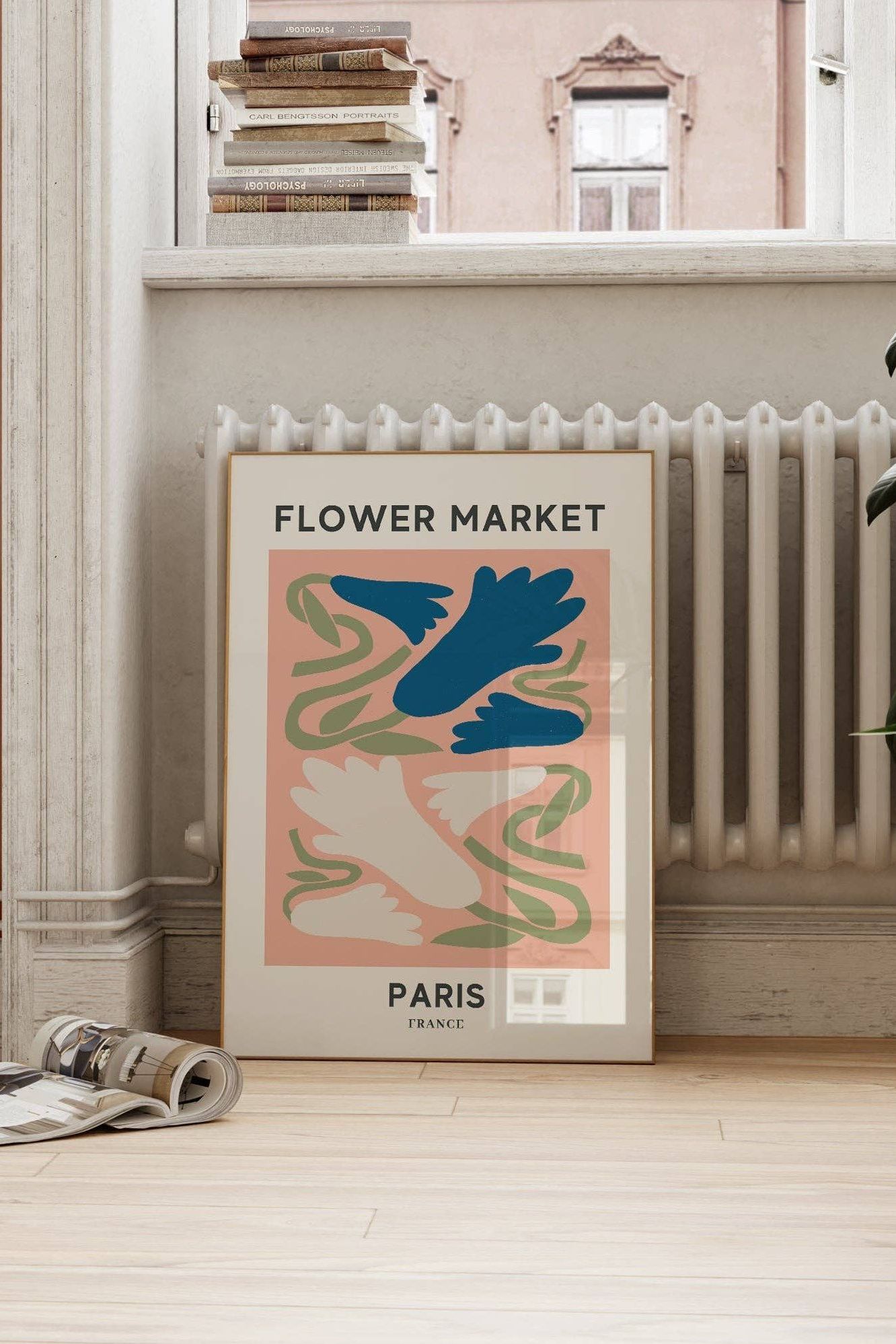 Flower Market Paris Print #2: Unframed / A3