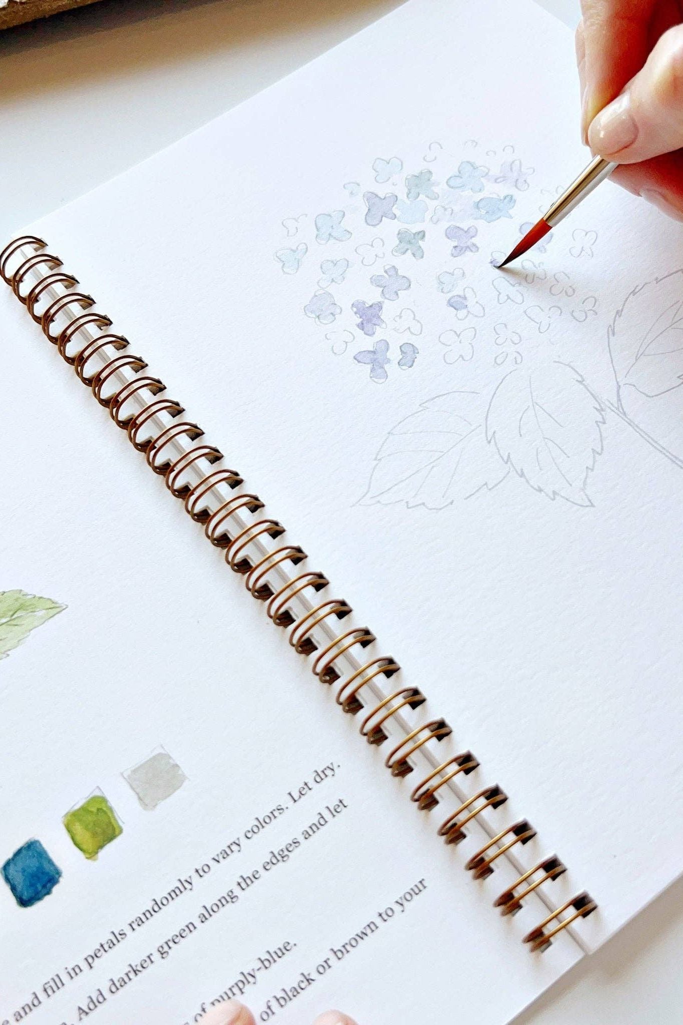 Flowers Watercolor Workbook