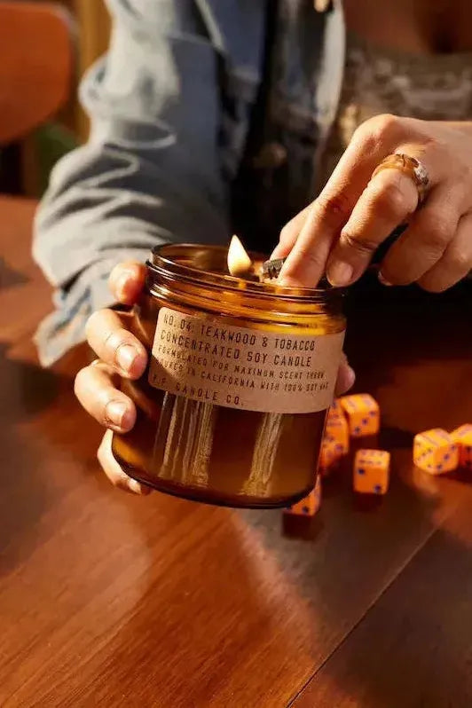 Teakwood & Tobacco - Large Concentrated Candle