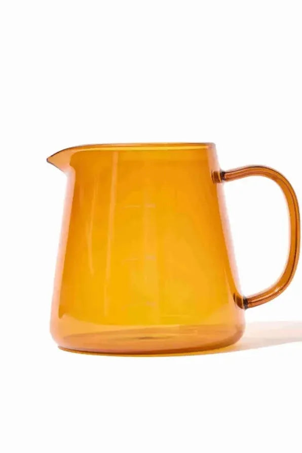 Glass Milk Frothing and Pouring Pitcher