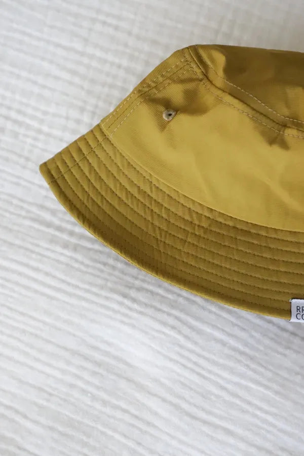 Nylon Bucket Hat in Avocado