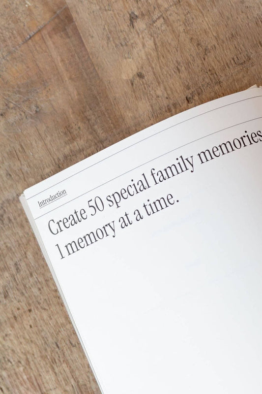 Family Memory Book: 50 memories made together