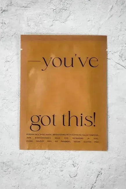 You've Got This! Sheet Mask