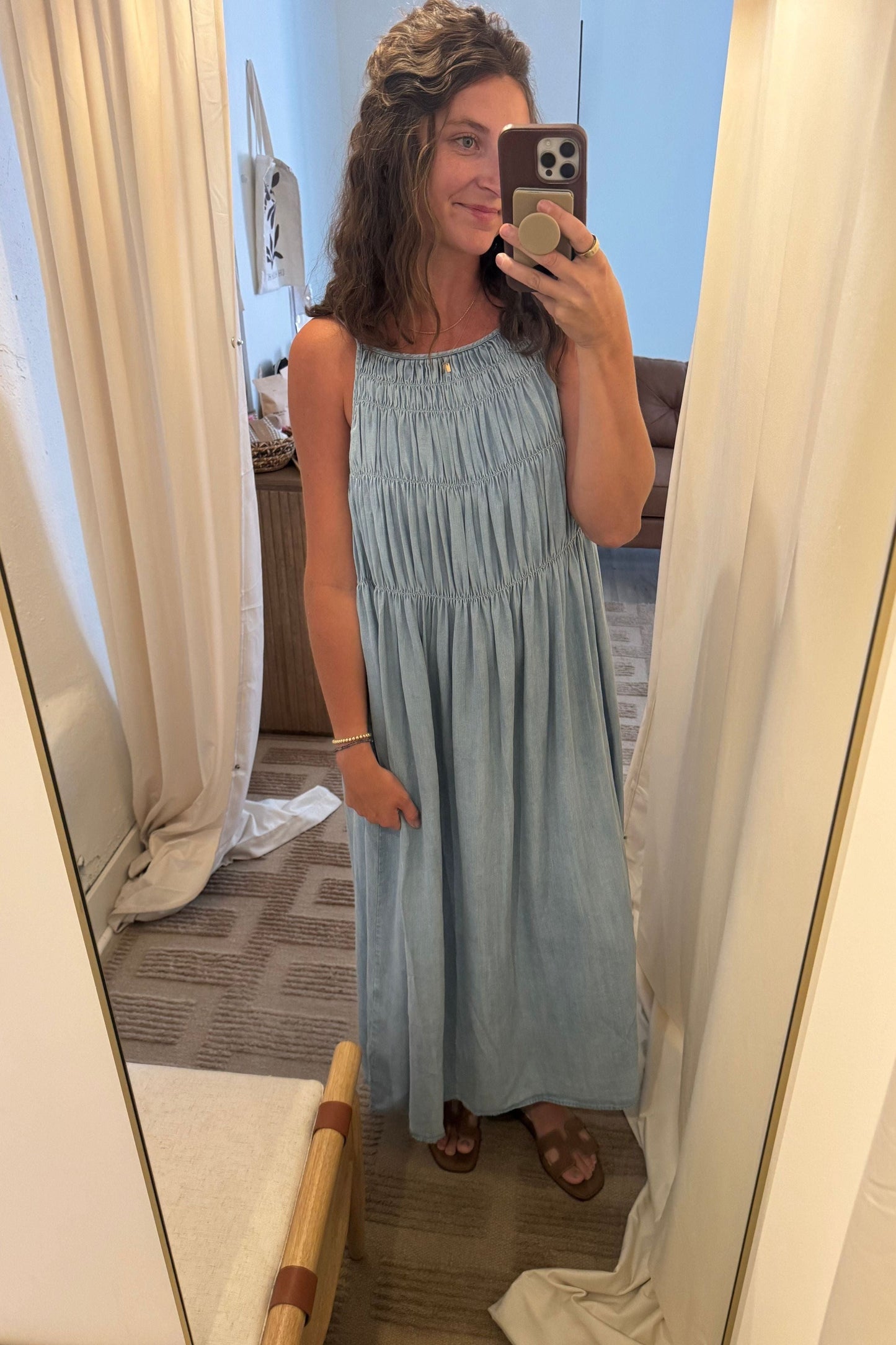 Penny Chambray Dress