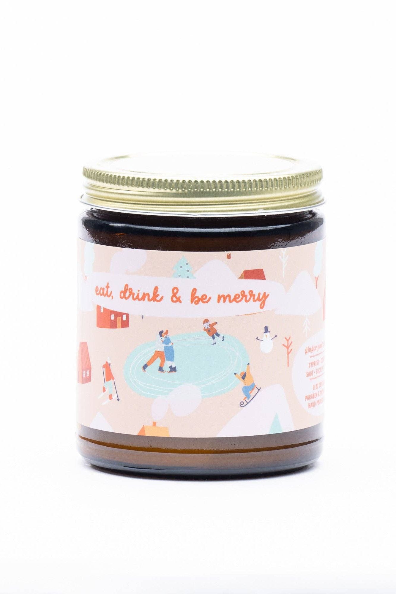 Eat Drink & Be Merry Soy Candle