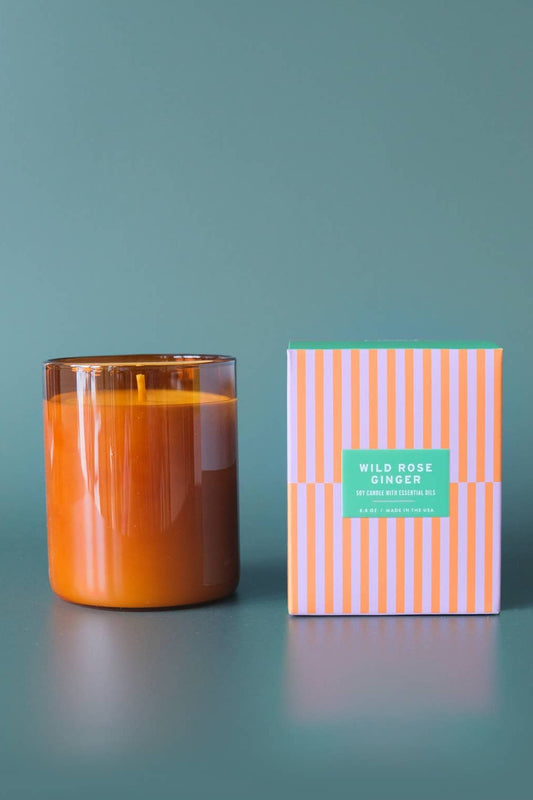Wild Rose + Ginger Essentials Candle | 8 oz.
