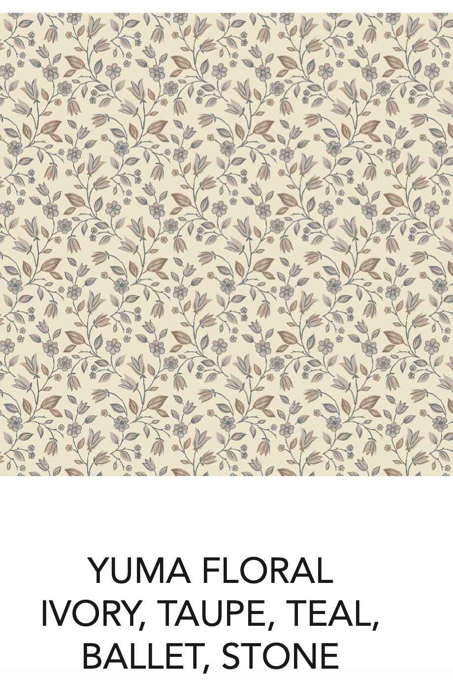 Organic Baby Muslin Swaddle Blanket - Yuma Floral/Teal+Taupe