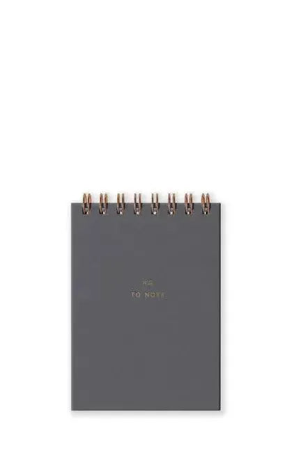 Mini Jotter Lined Notebook - Charcoal