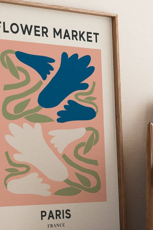 Flower Market Paris Print #2: Unframed / A3