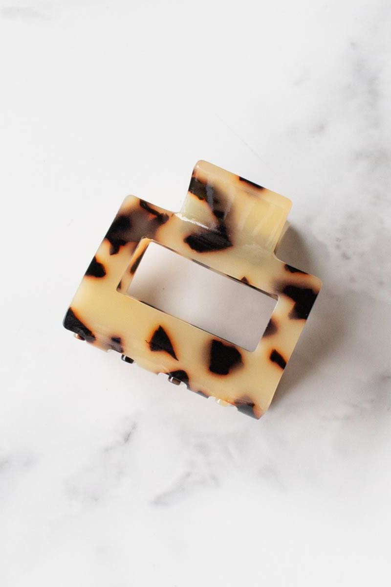Eco Kylie Hair Clip: Lavender Pearl