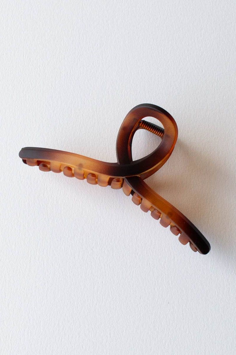 5 Inch Matte French Twist Hair Clip: Blush