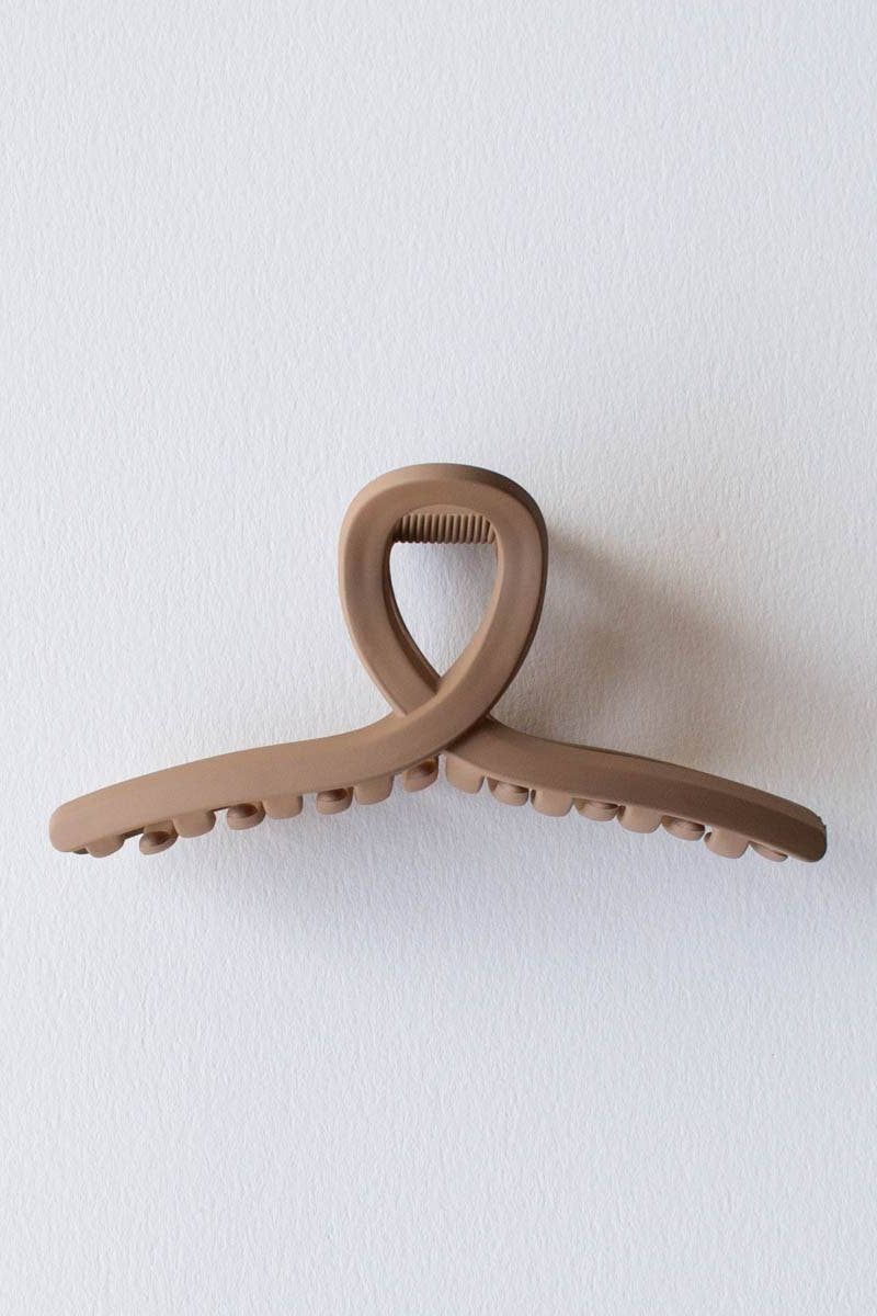 5 Inch Matte French Twist Hair Clip: Blush