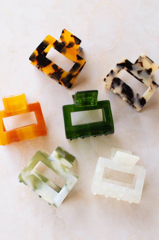 Eco Kylie Hair Clip: Lavender Pearl