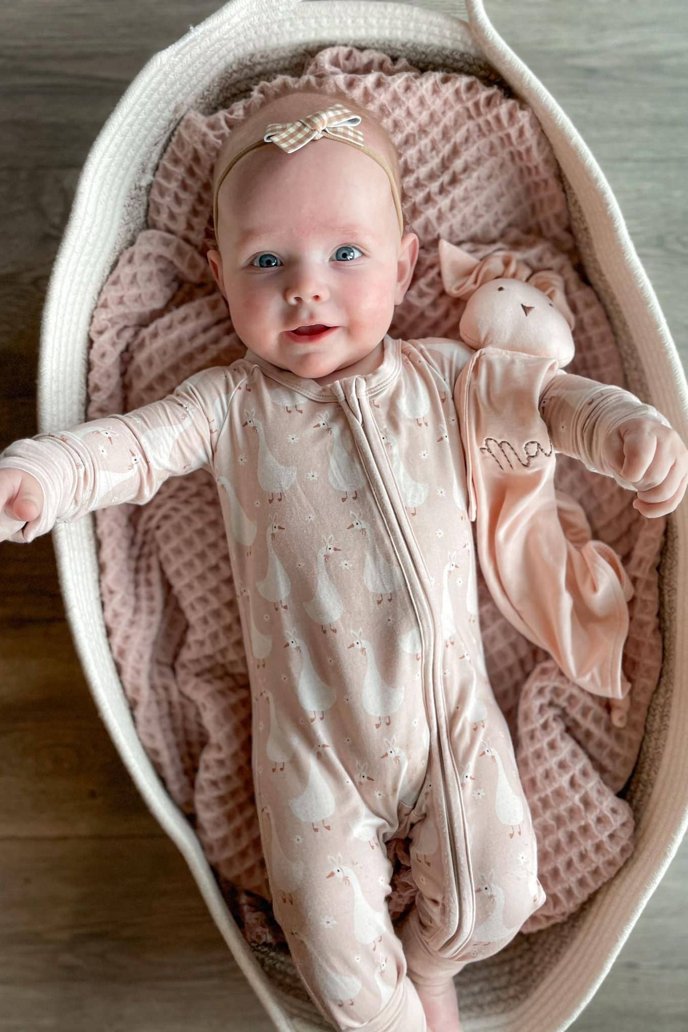 Silly Goose on the Loose Bamboo Zippy Romper