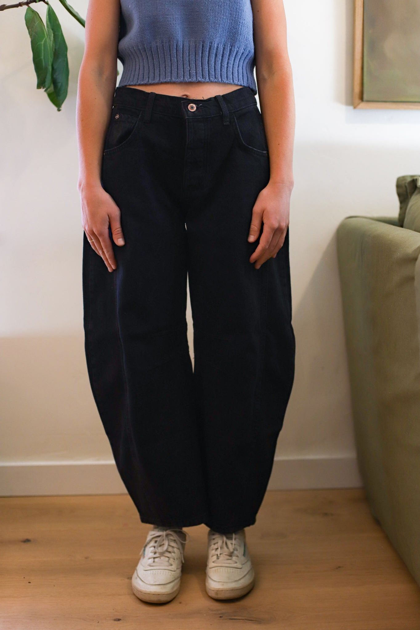 Good Luck Mid Rise Barrel - Black