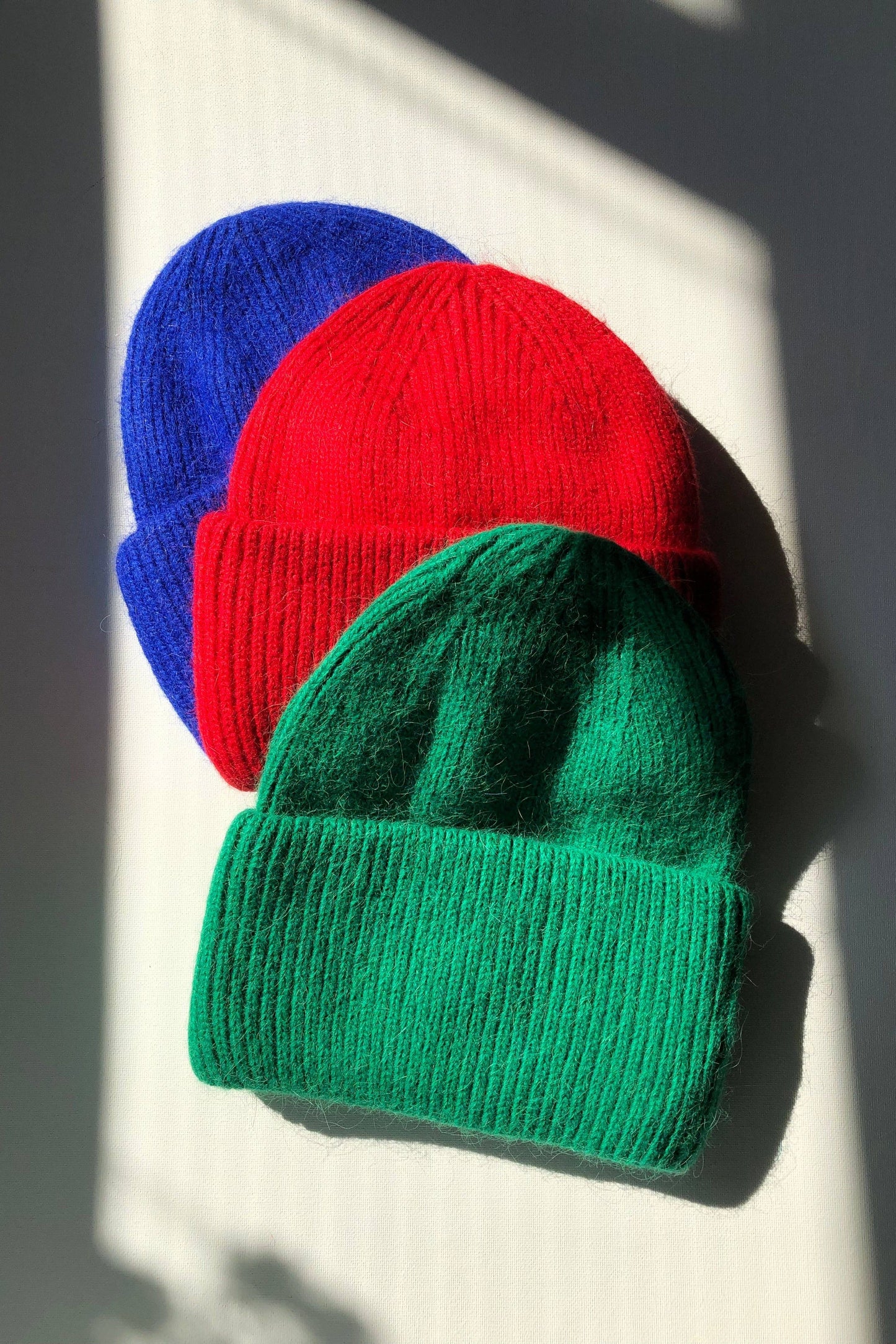 2024 ROYAL ANGORA WOOL BEANIE - crystal brights: Crystal red