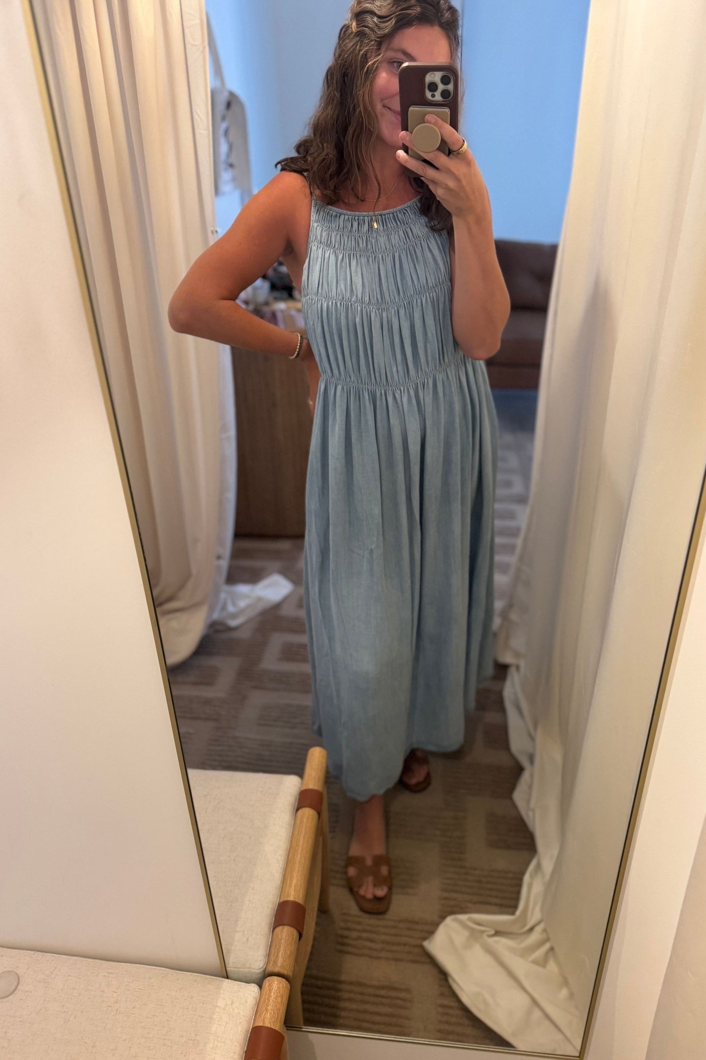 Penny Chambray Dress