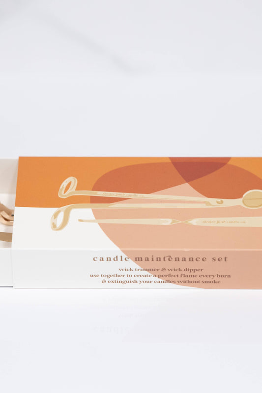 Candle Maintenance Set - Gold