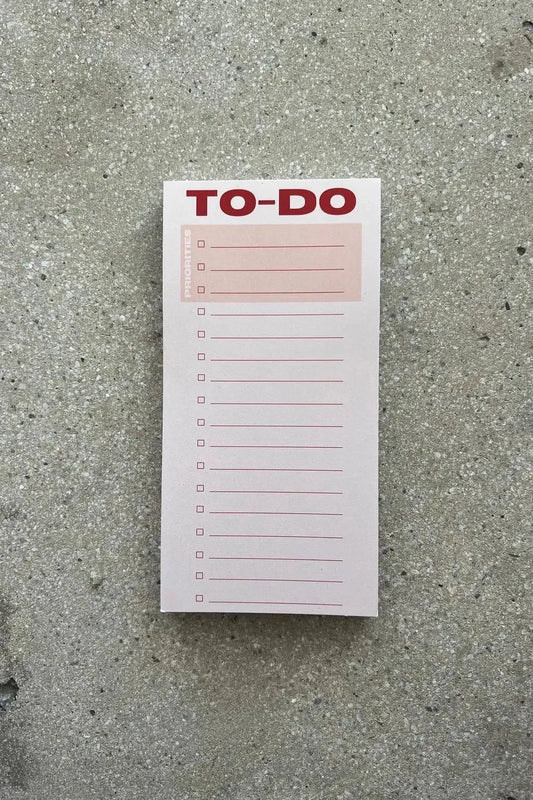 To-Do List Pad - Pink/Red Pink/Red