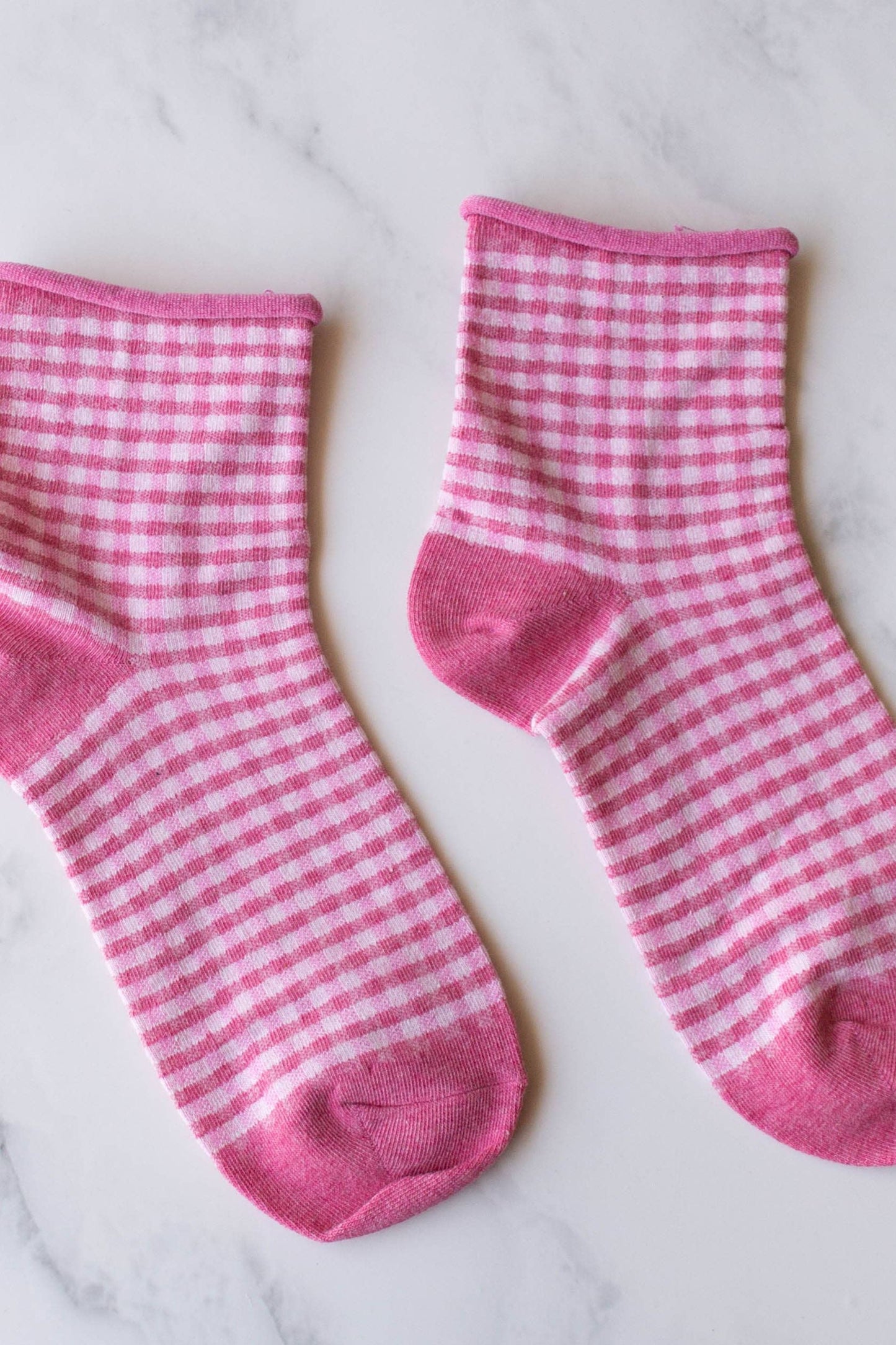 Picnic Mid Crew Socks: Oatmeal Brown