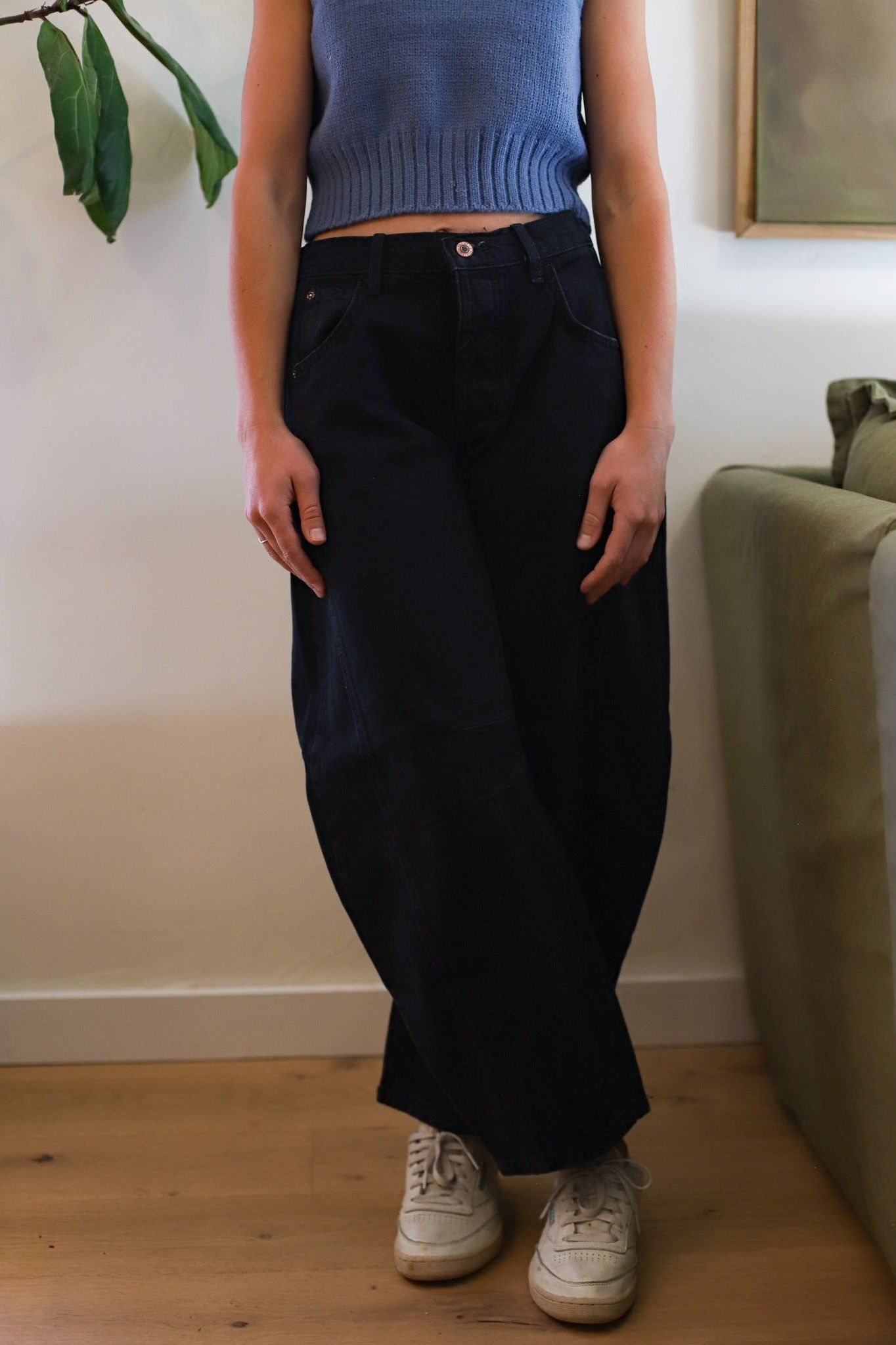 Good Luck Mid Rise Barrel - Black