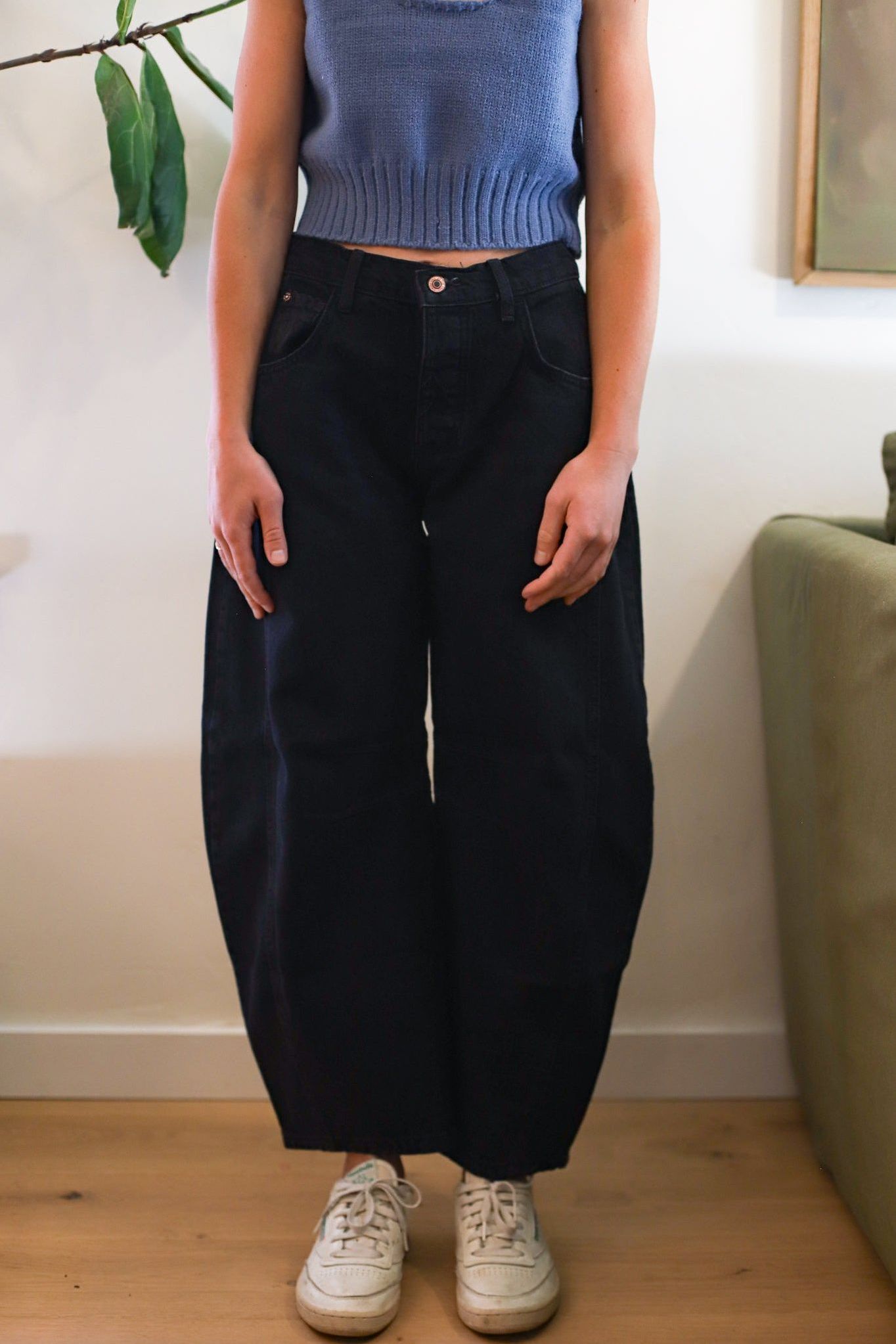 Good Luck Mid Rise Barrel - Black