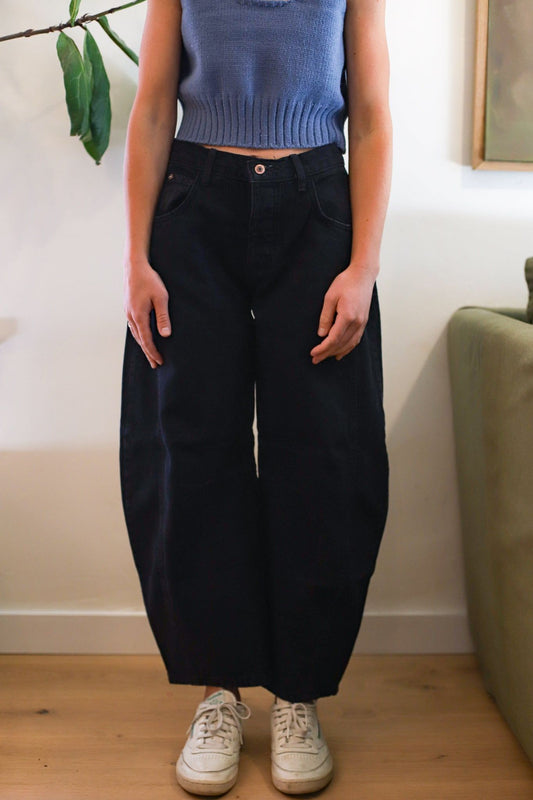 Good Luck Mid Rise Barrel - Black