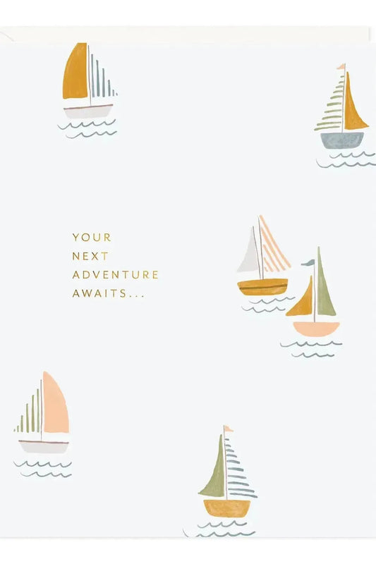 Next Adventure Sailboat Card