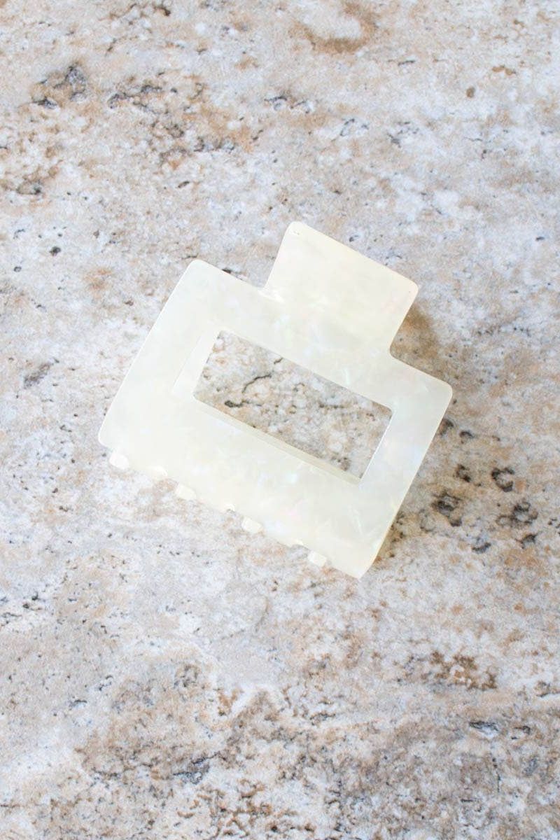 Eco Kylie Hair Clip: Lavender Pearl