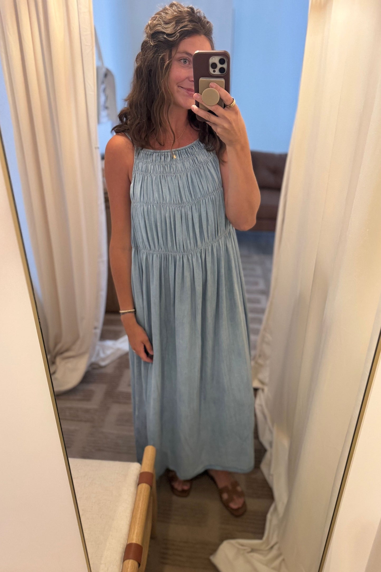 Penny Chambray Dress
