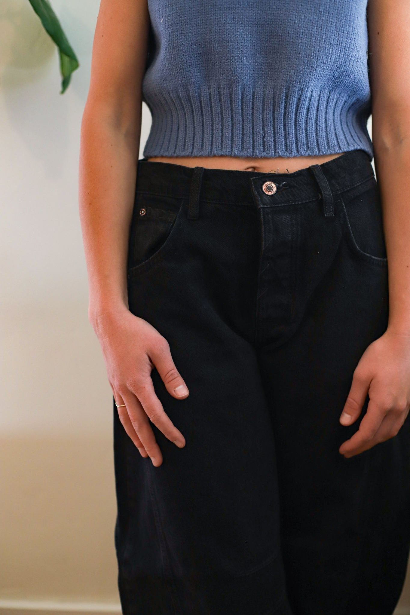 Good Luck Mid Rise Barrel - Black