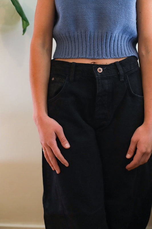 Good Luck Mid Rise Barrel - Black