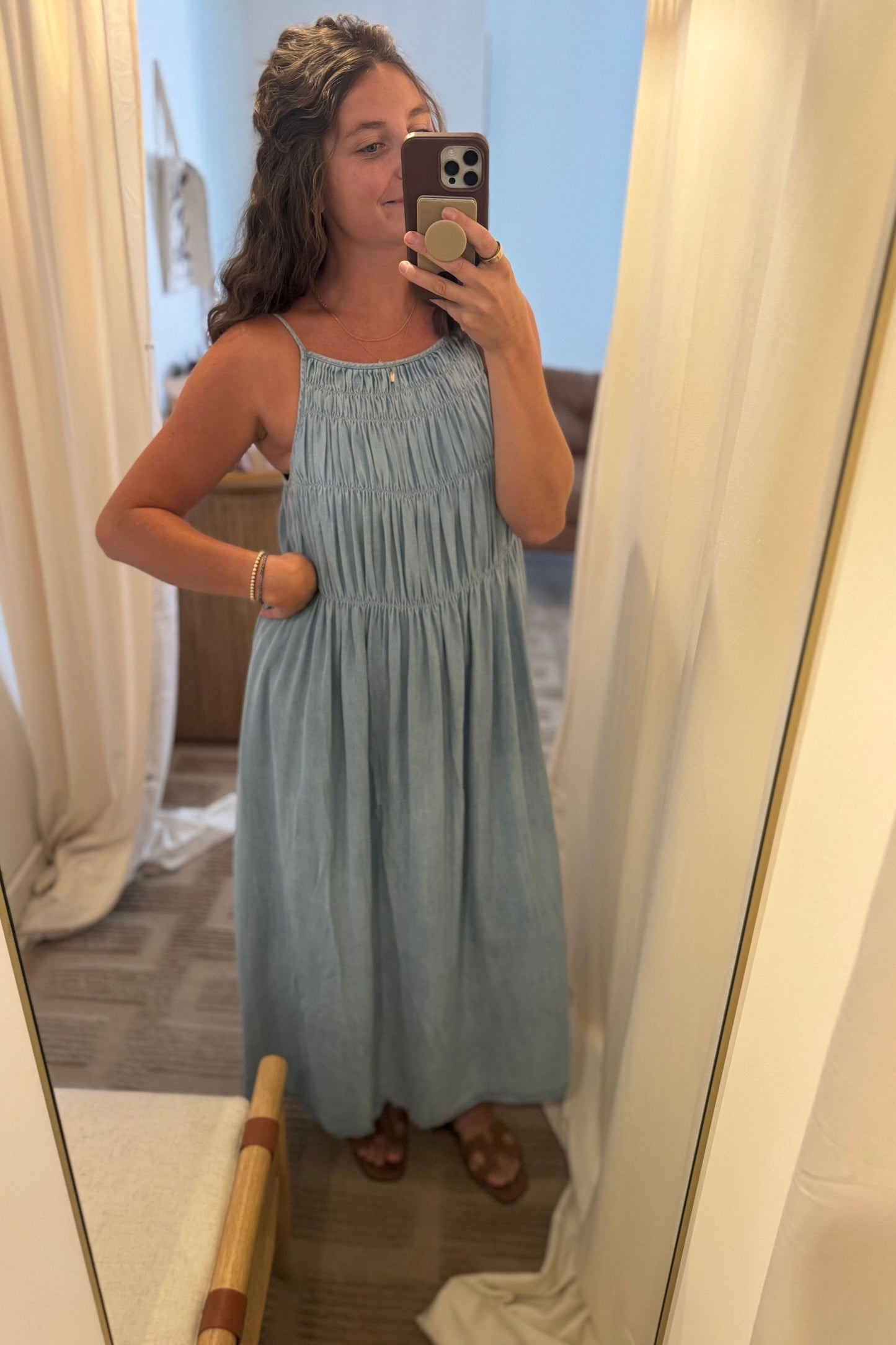 Penny Chambray Dress