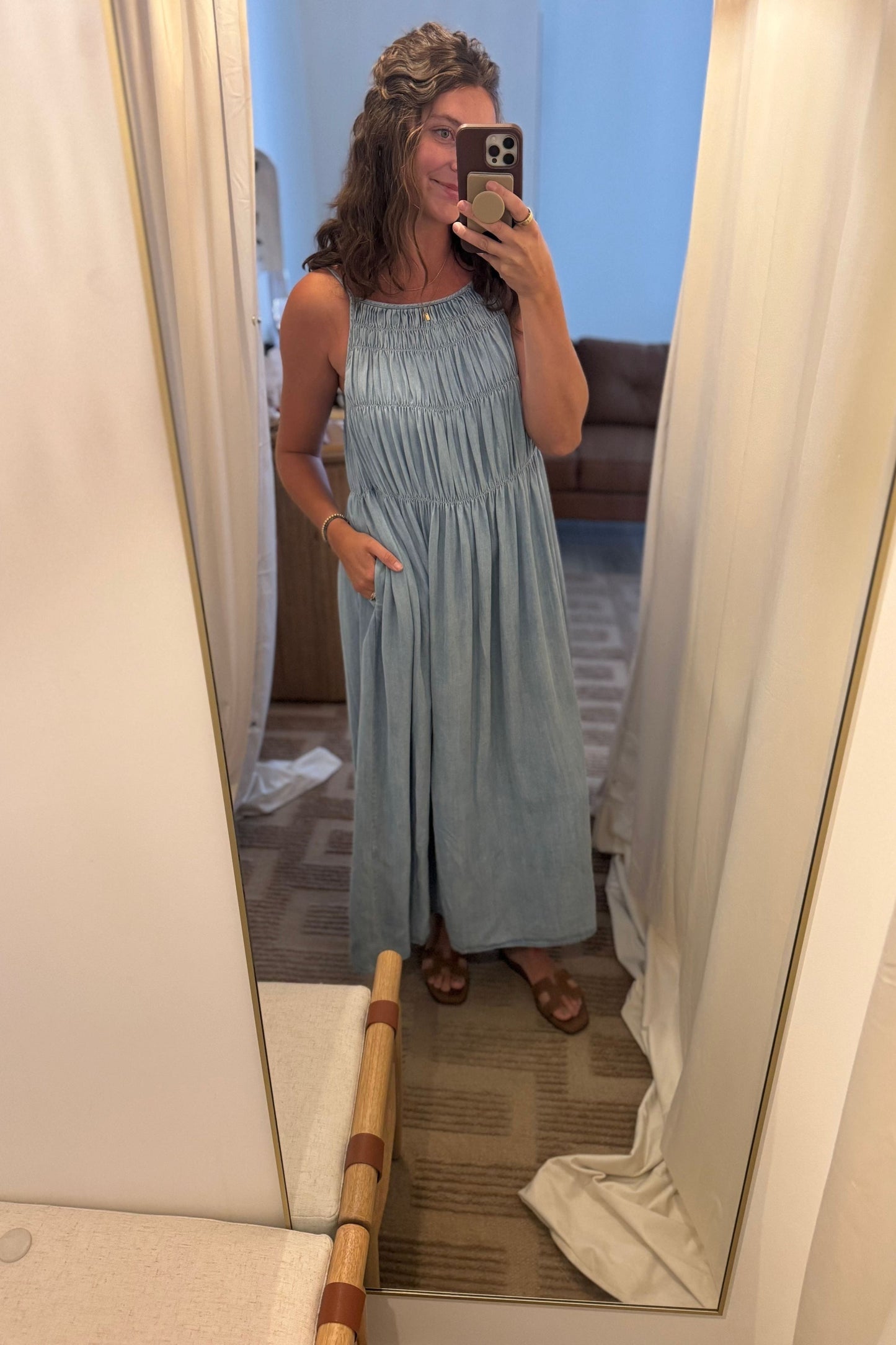Penny Chambray Dress