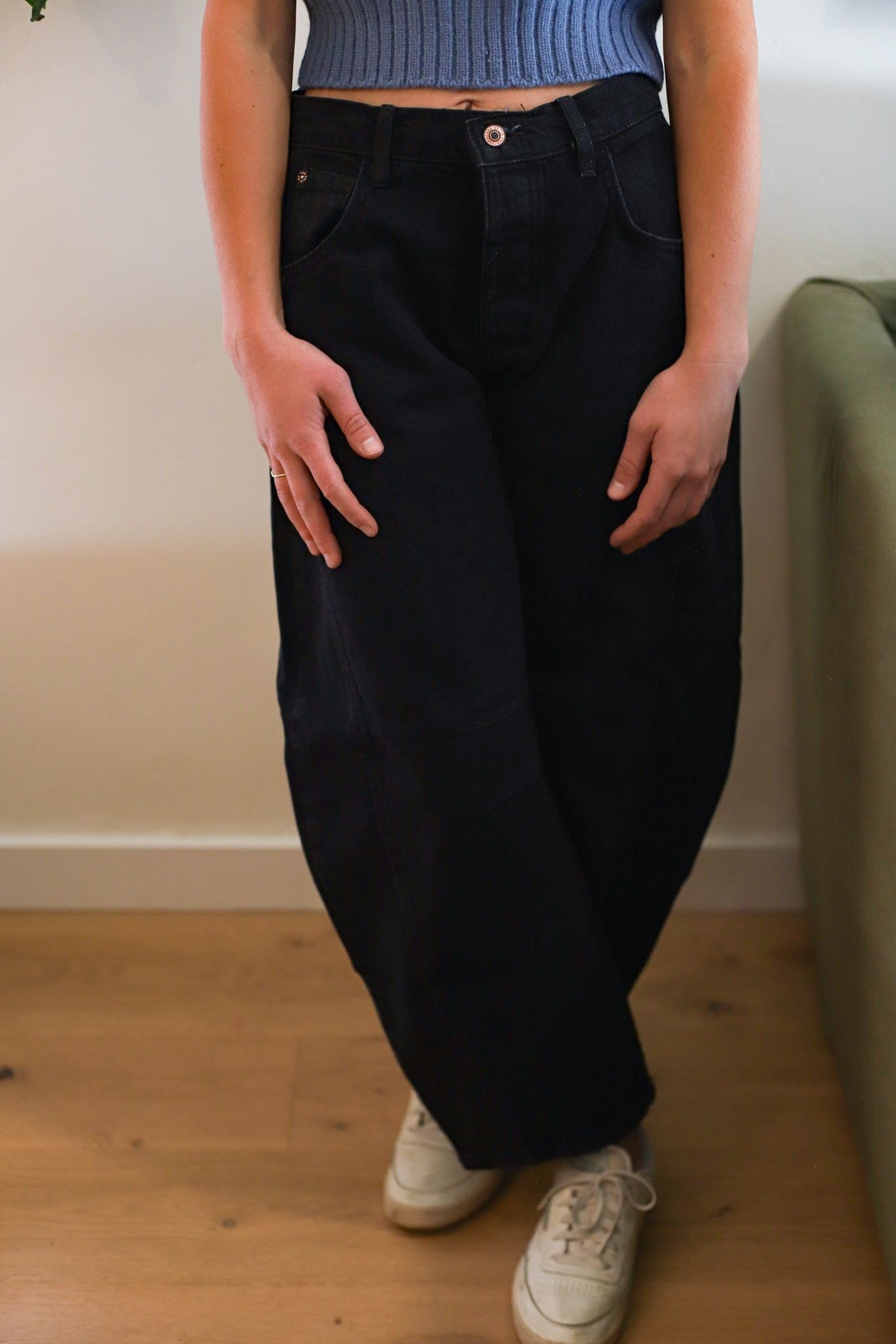 Good Luck Mid Rise Barrel - Black