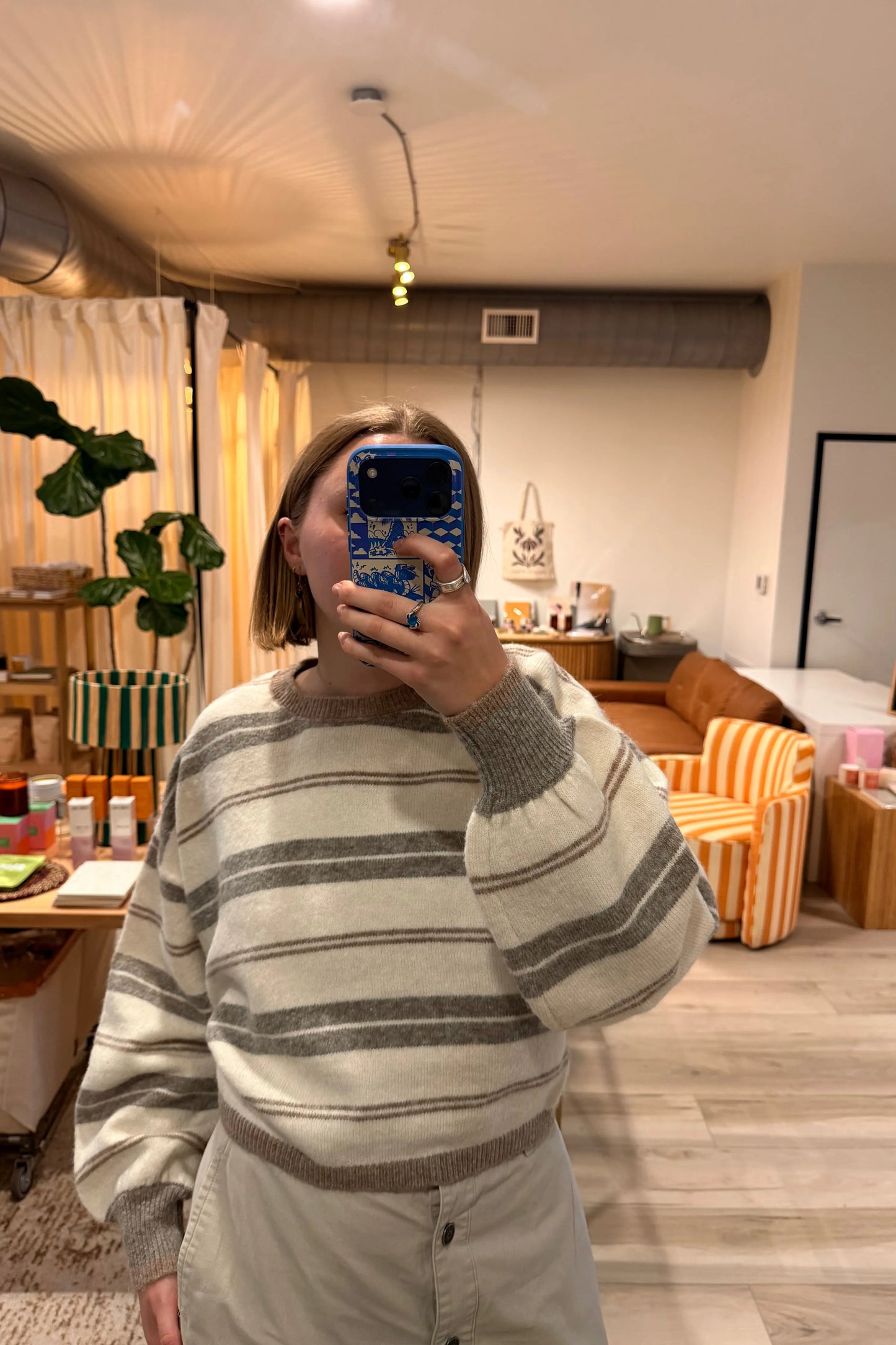 Pine Striped Pullover