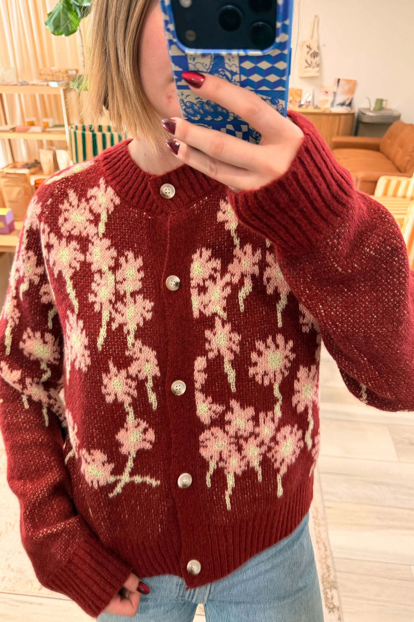 Mulled Wine Cardi Sweater