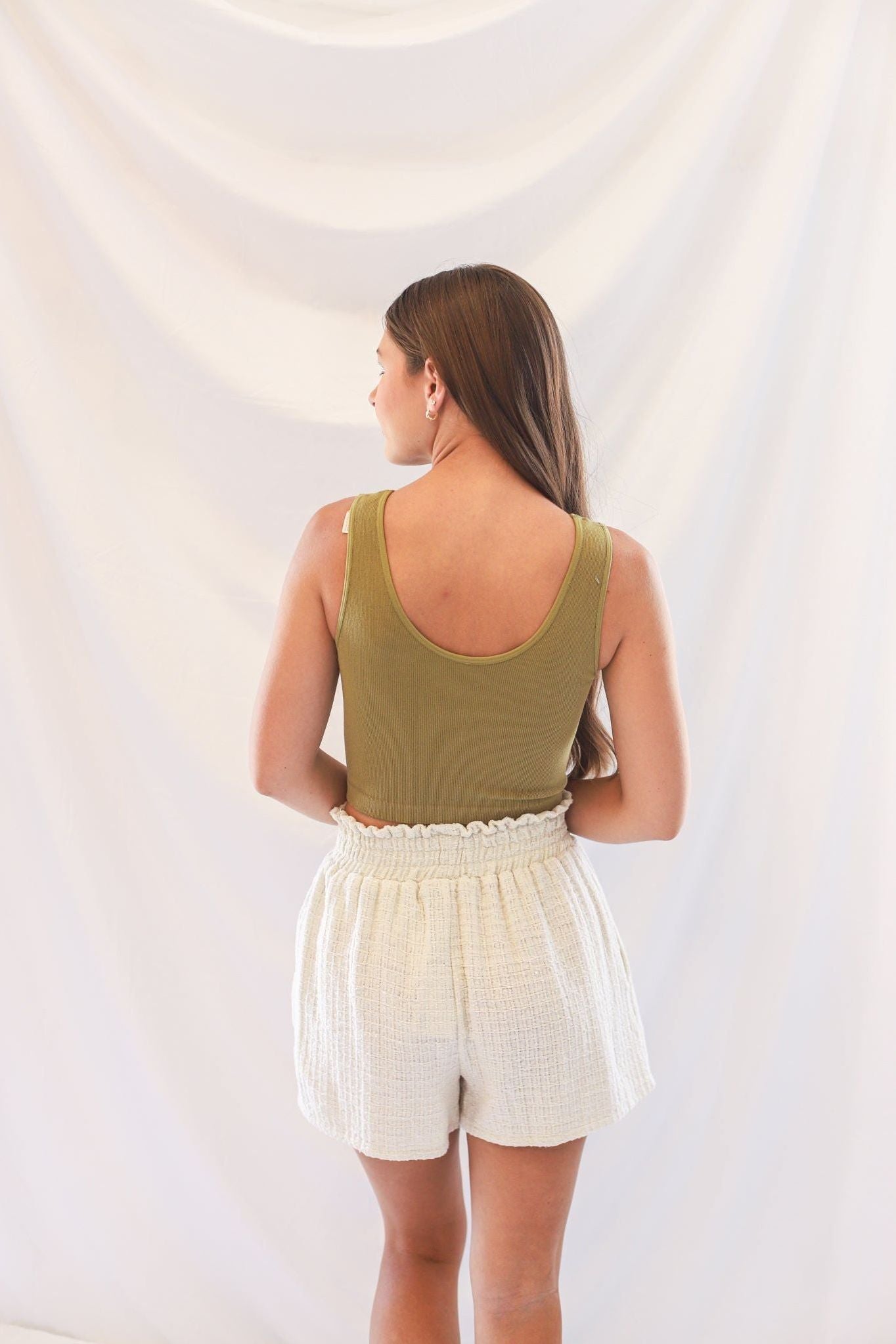 Scoop Neck Brami Tank (Green)
