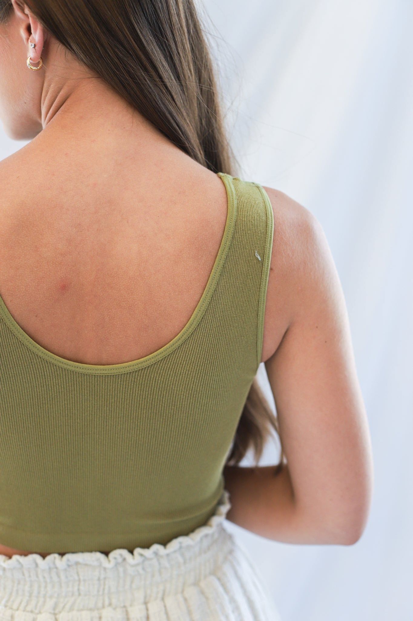Scoop Neck Brami Tank (Green)